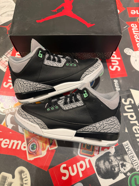 Jordan 3 Green Glow
