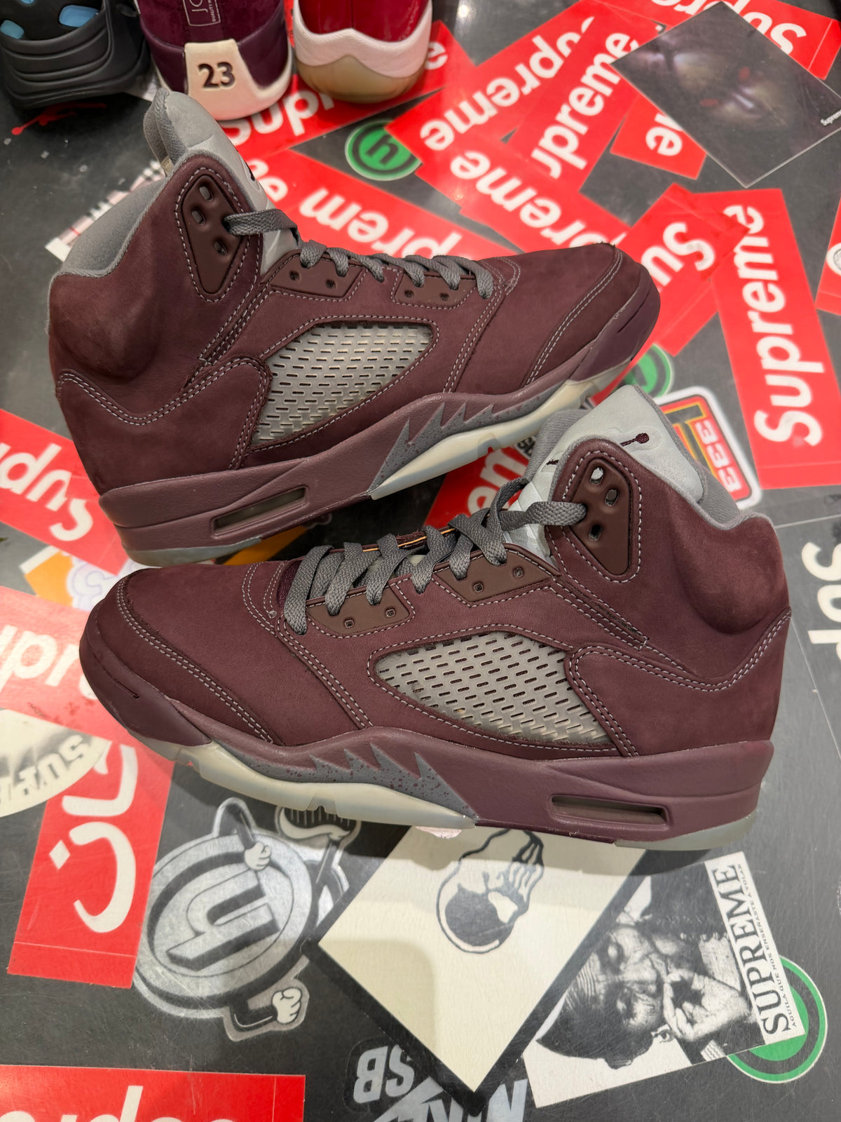 Jordan 5 Burgandy