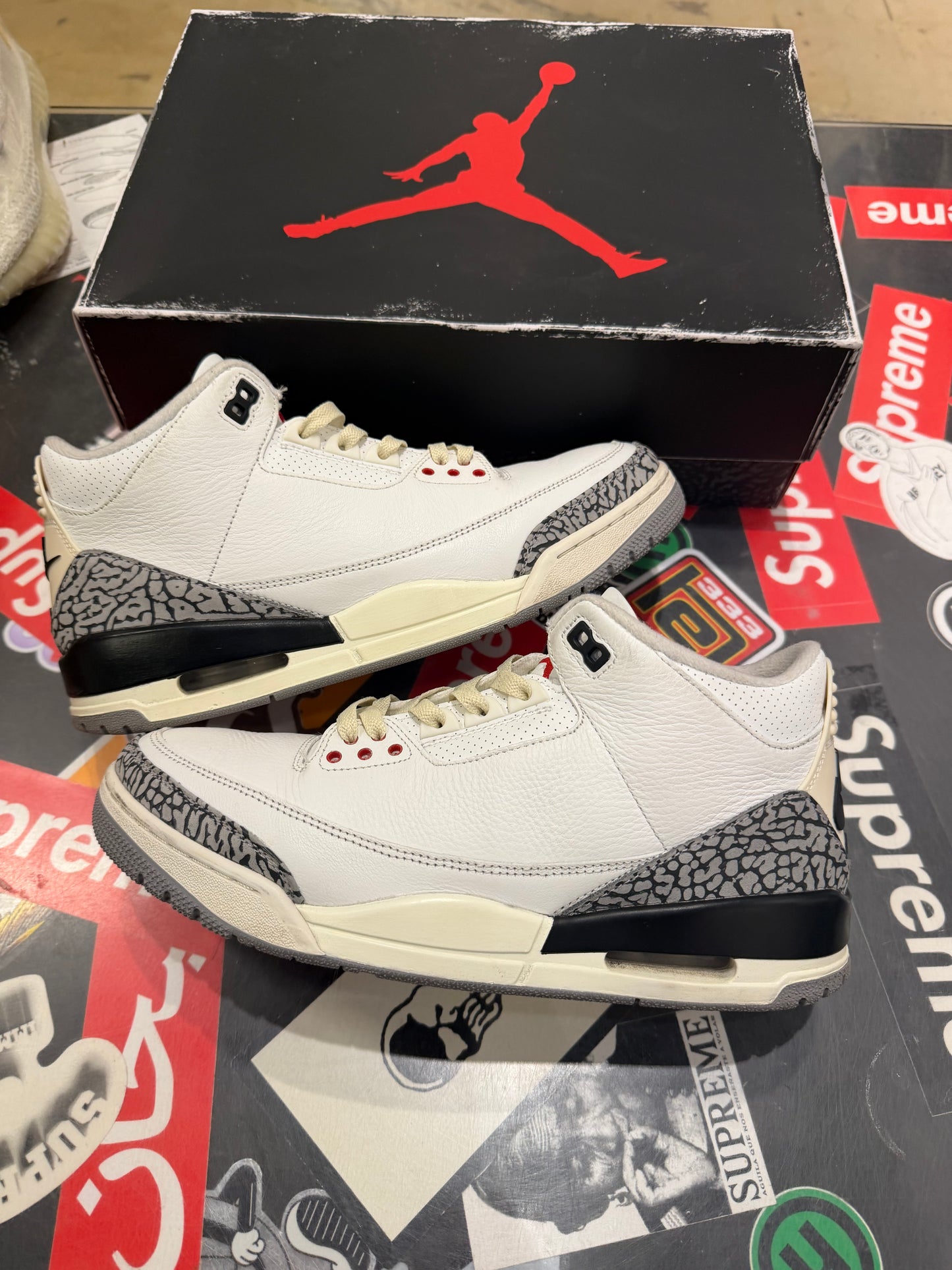 Jordan 3 White Cement