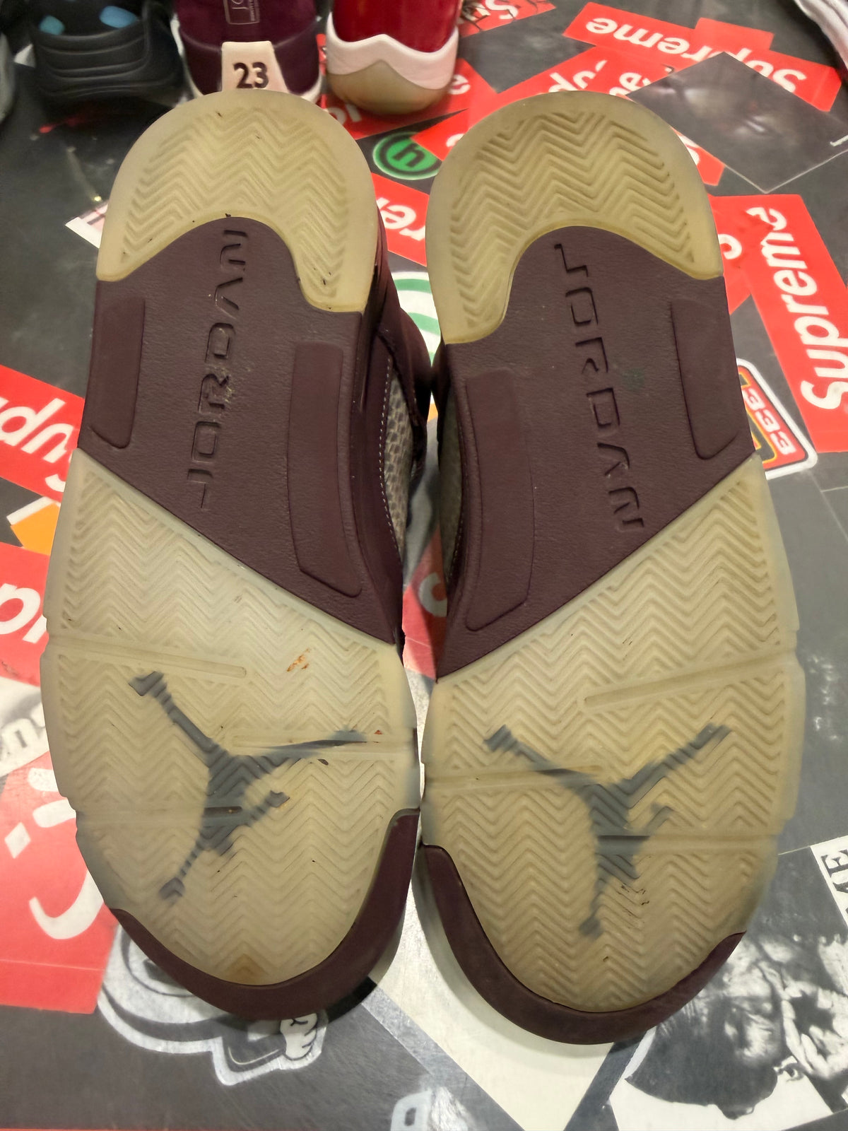 Jordan 5 Burgandy