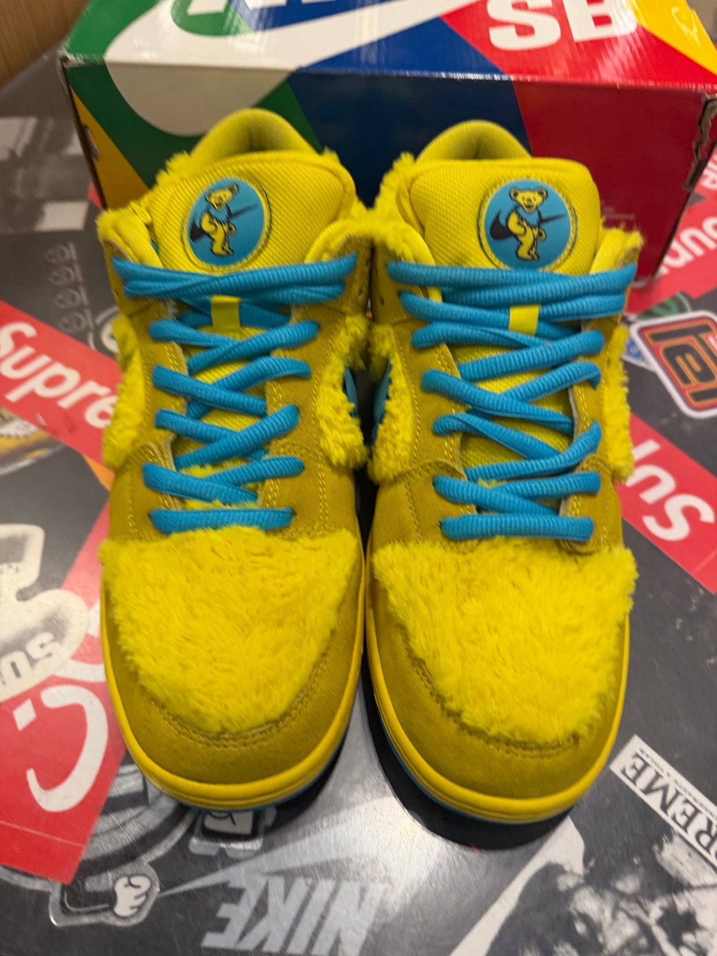 Sb dunk low Grateful Dead Optic Yellow