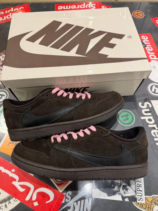 Travis Scott Jordan 1 Low Velvet Brown