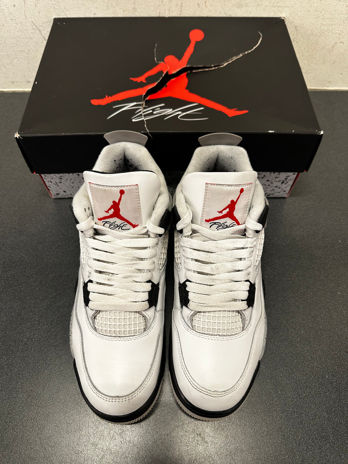 Jordan 4 White Cement