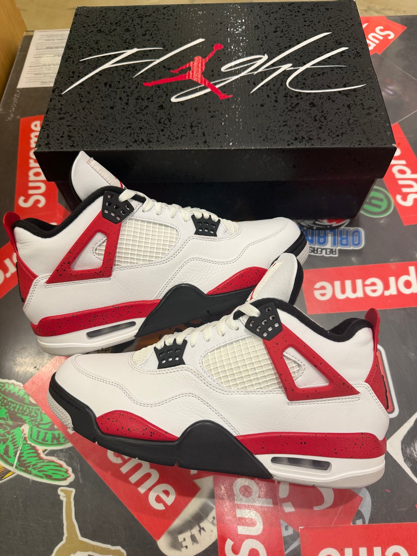Jordan 4 Red Cement