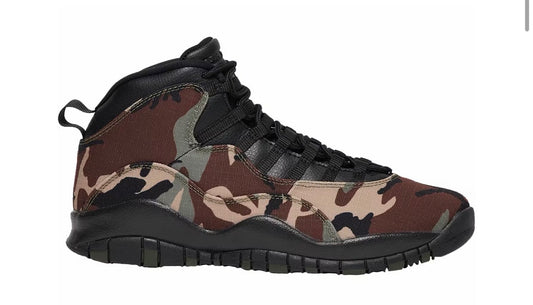 Jordan 10 Woodland Camo