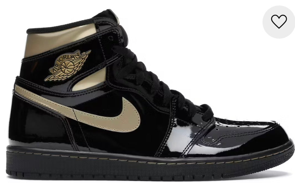 Jordan 1 Black Metallic Gold