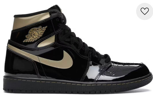 Jordan 1 Black Metallic Gold