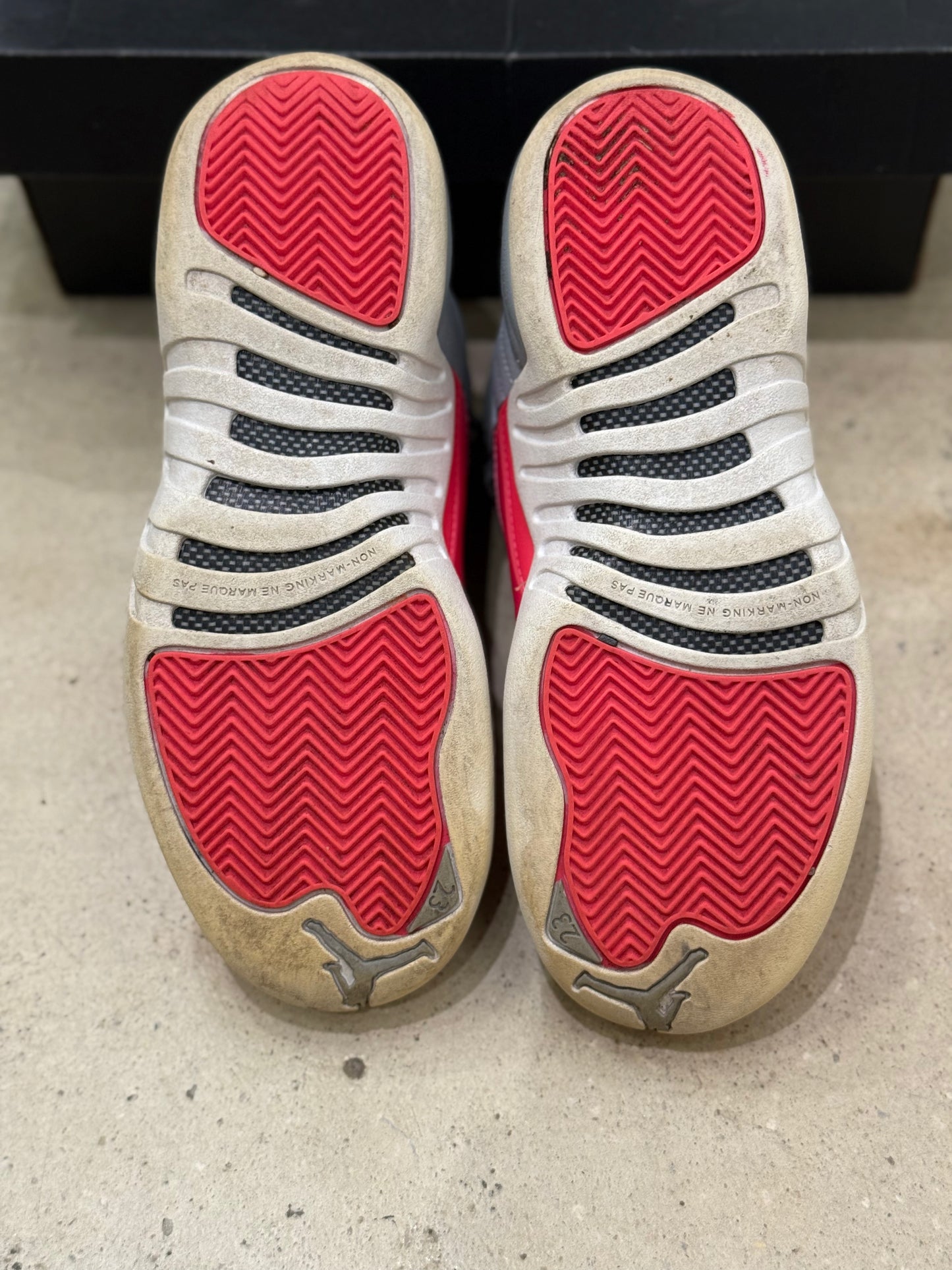 Jordan 12 Wolf Grey/Racer Pink