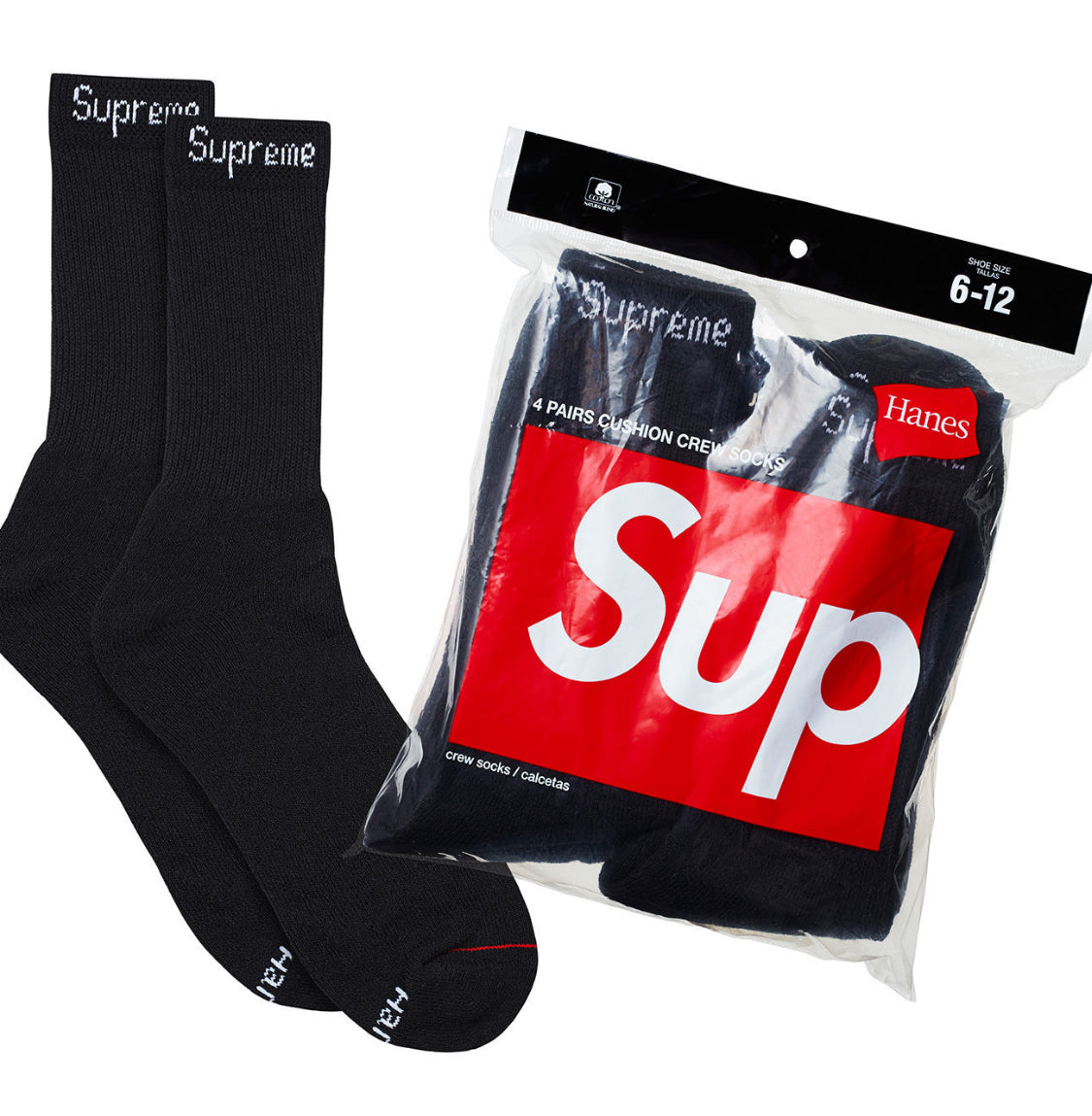 Supreme Socks Black