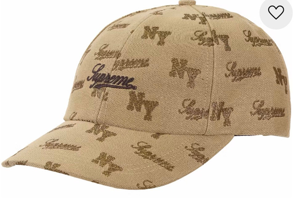 Supreme Monogram hat tan