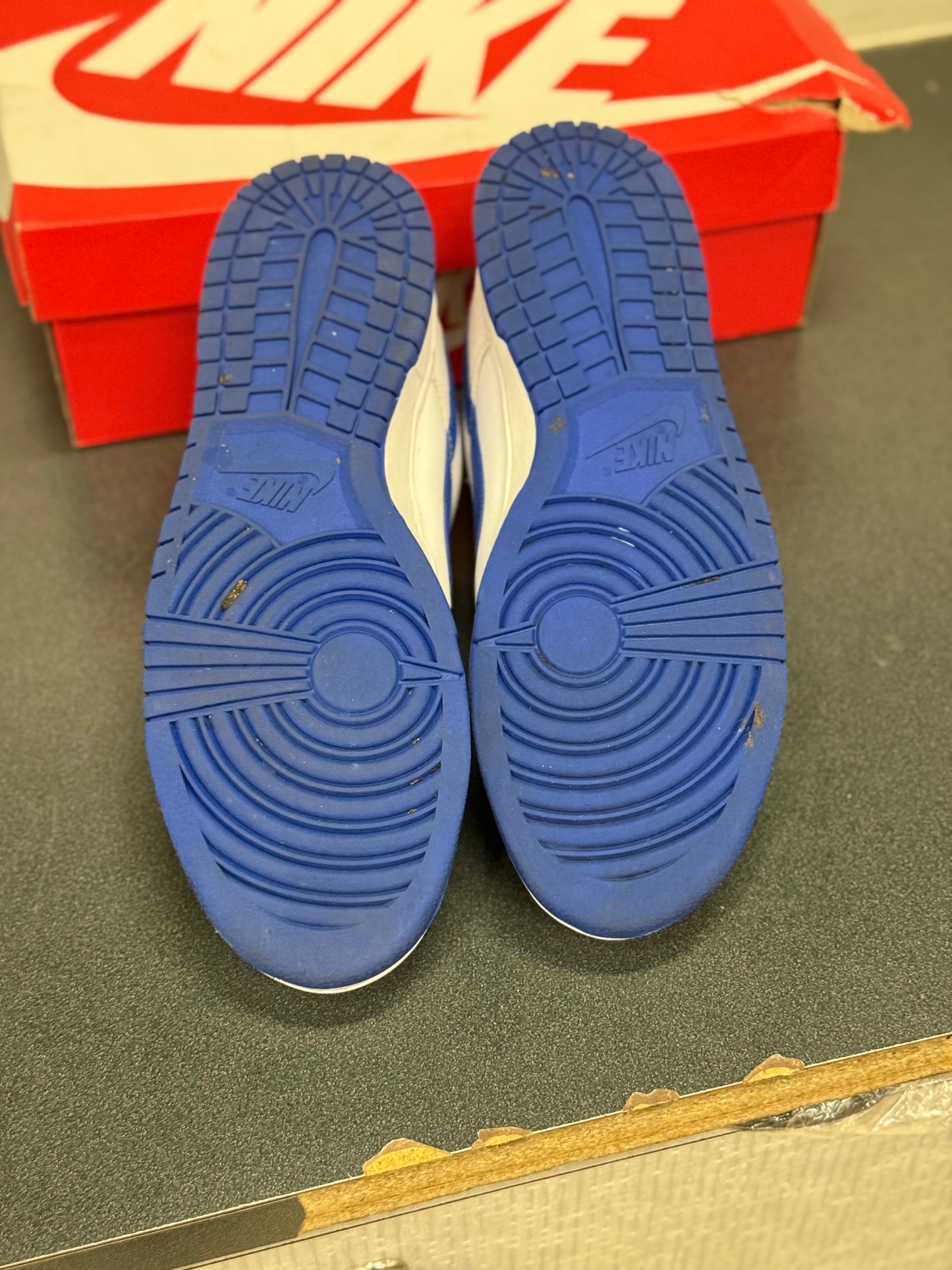 Dunk Low White Hyper Royal