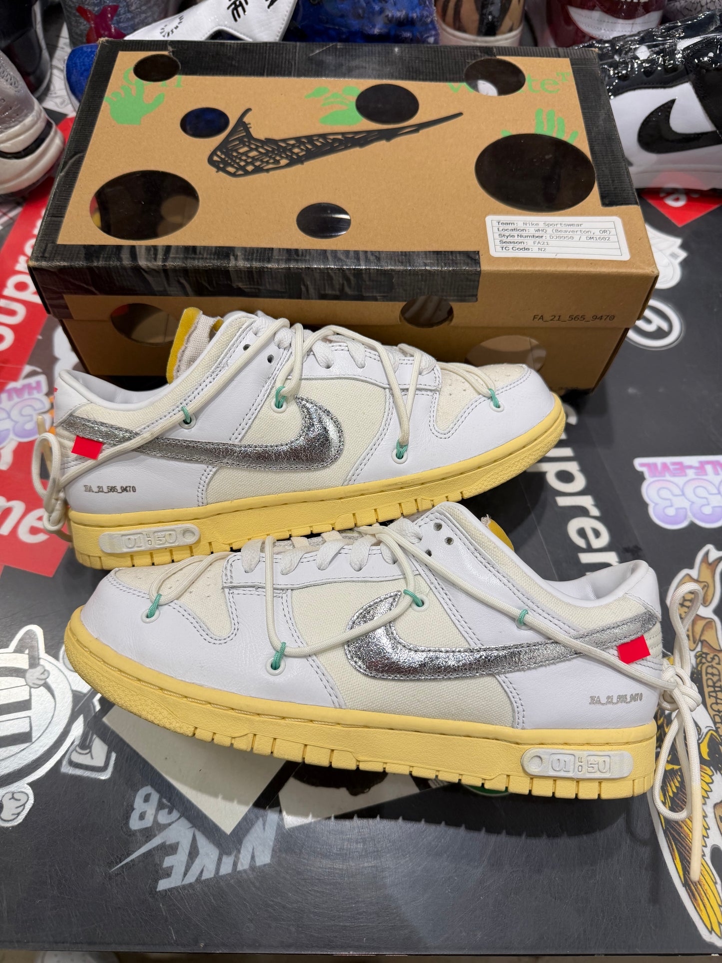 Off-White dunk lot 1