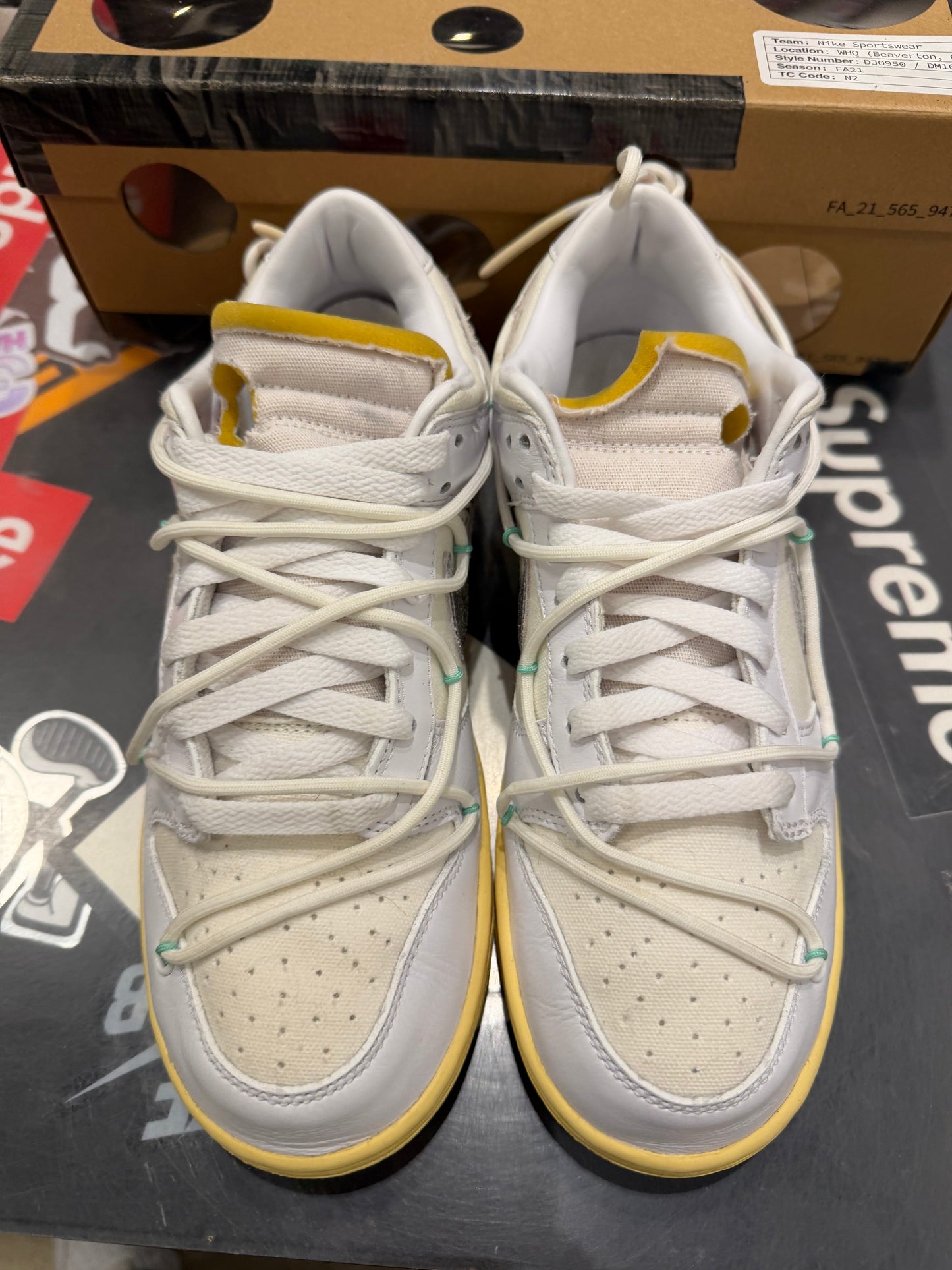 Off-White dunk lot 1
