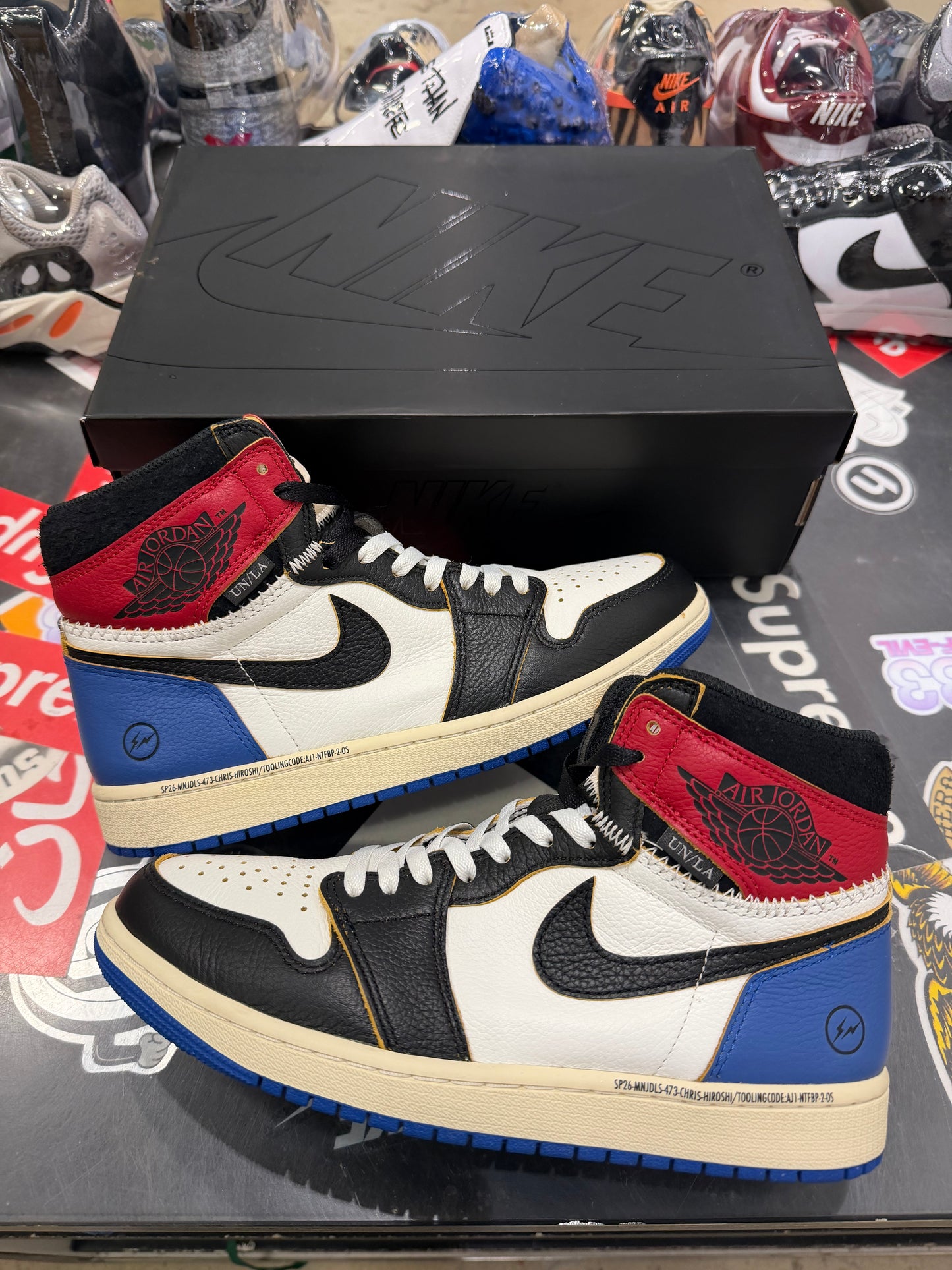 Jordan 1 Union x Fragment