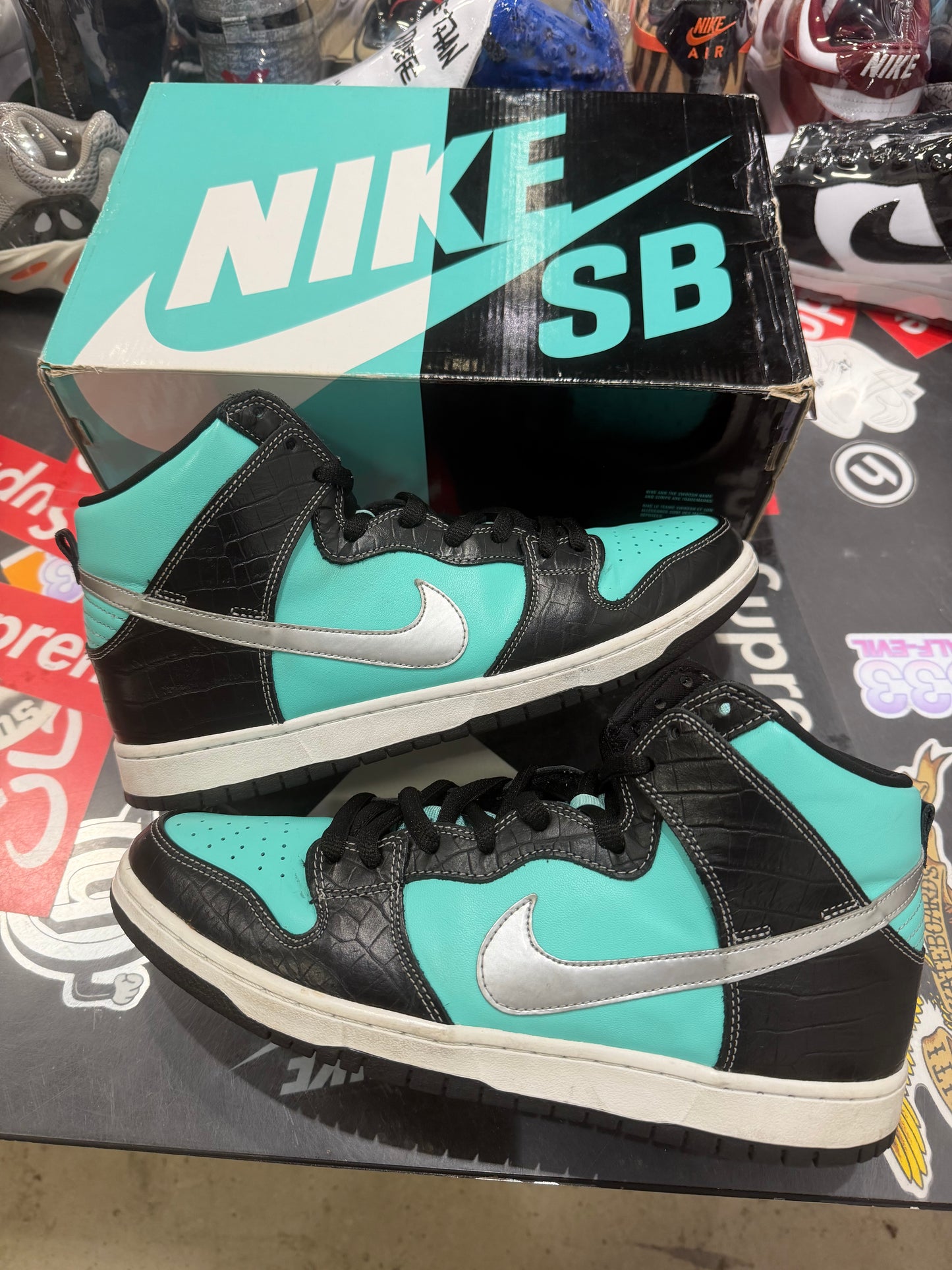 SB Dunk high diamond supply Co.