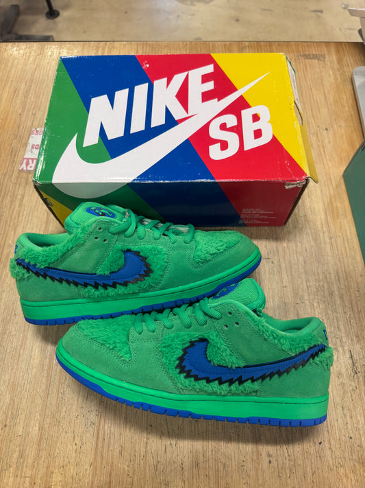 Sb dunk low Grateful Dead green