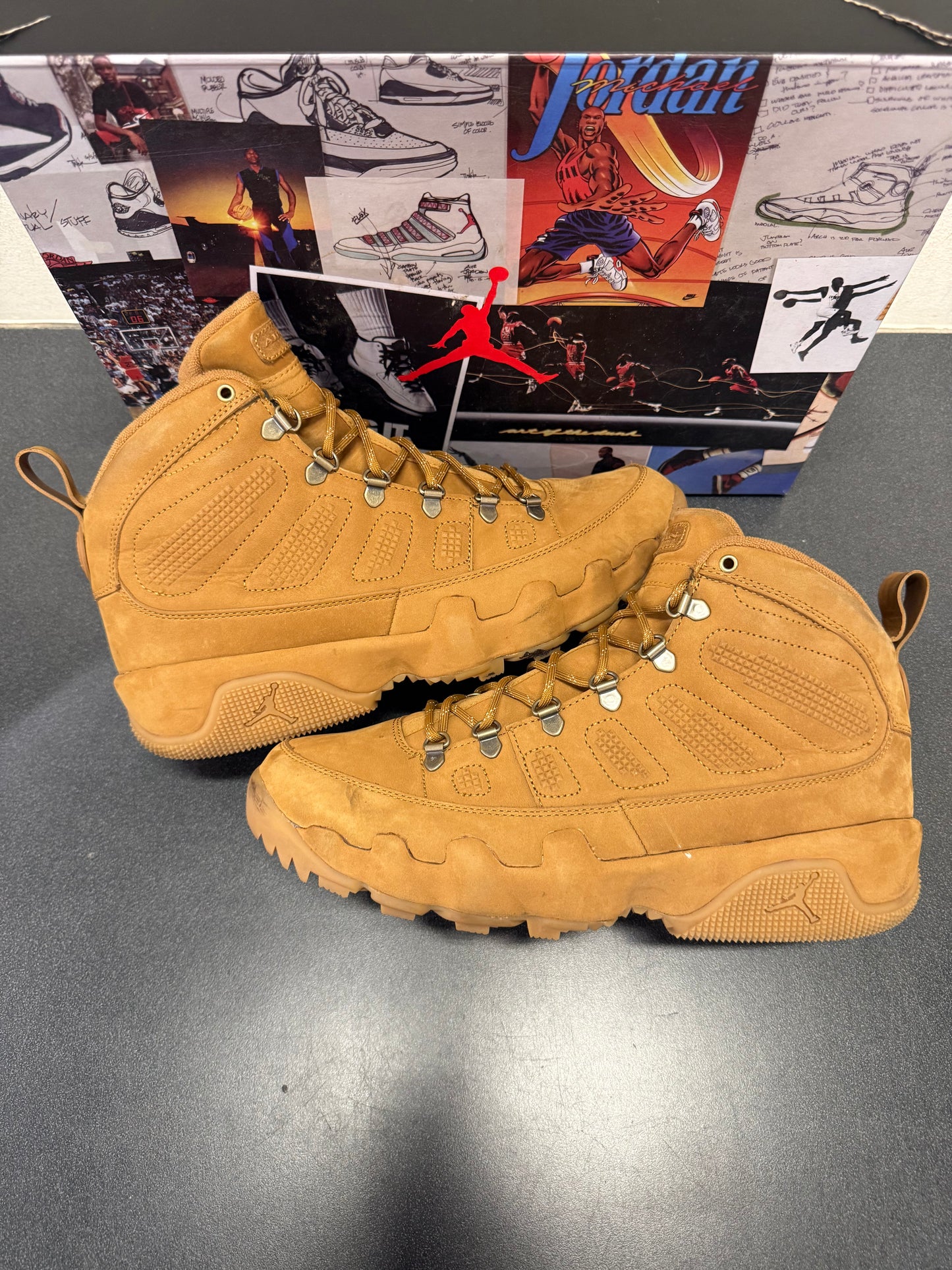 Jordan 9 Boot Wheat