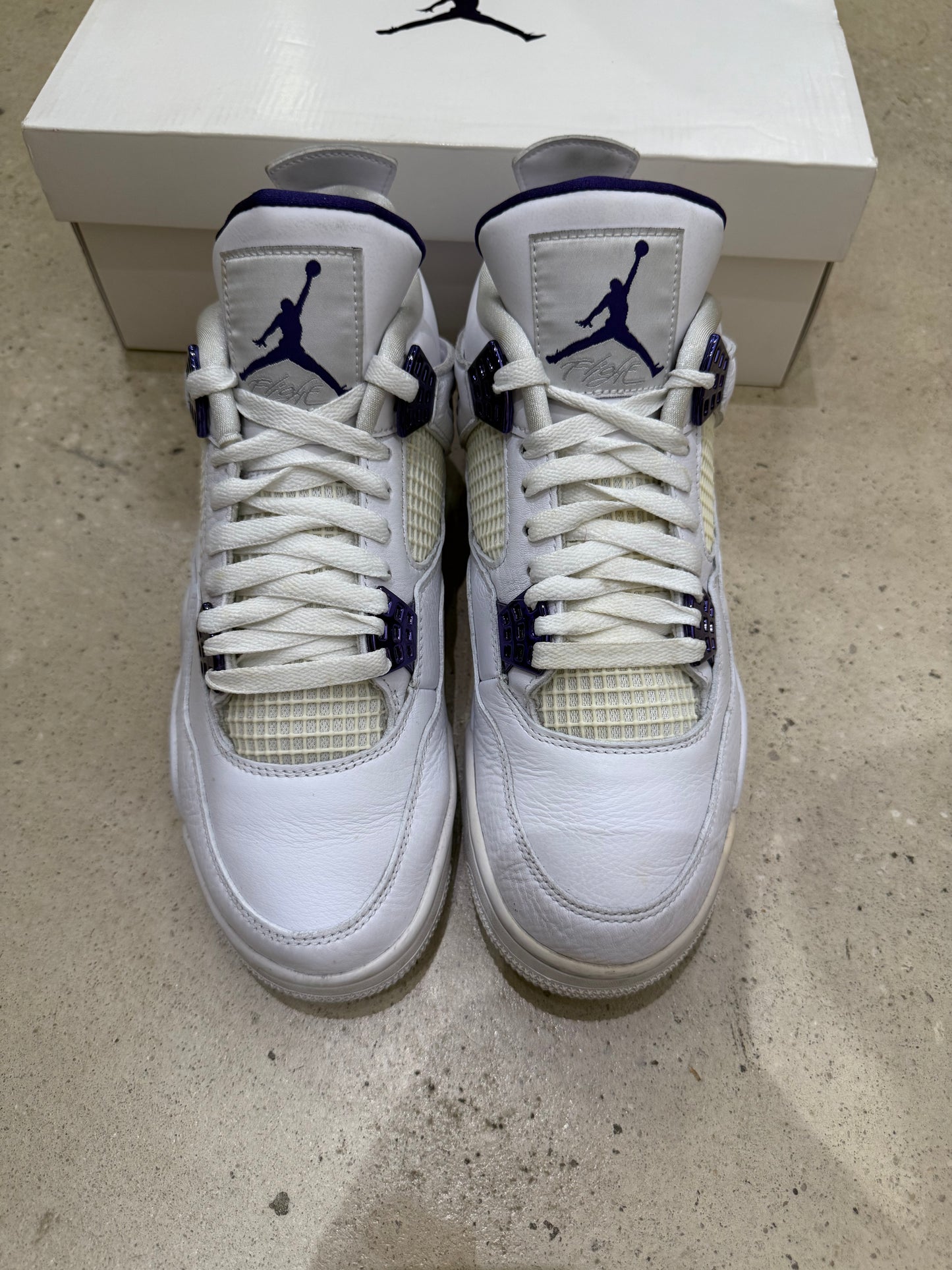 Jordan 4 Purple Metallic