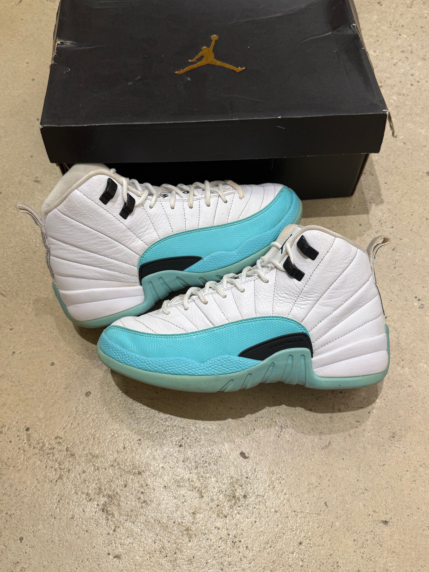 Jordan 12 Light Aqua