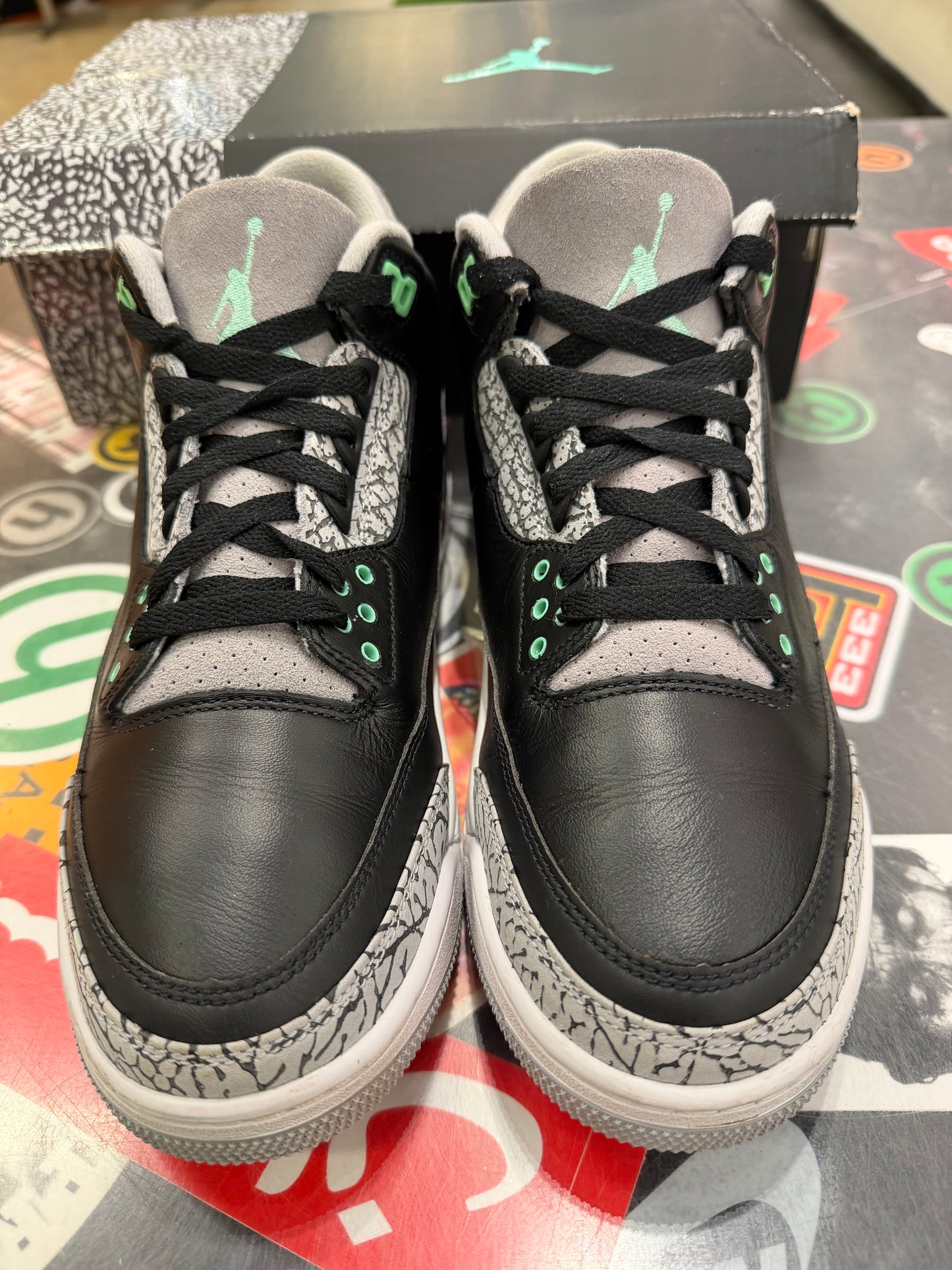 Jordan 3 Green Glow