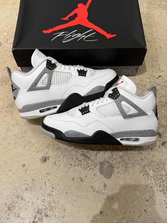 Jordan 4 White Cement