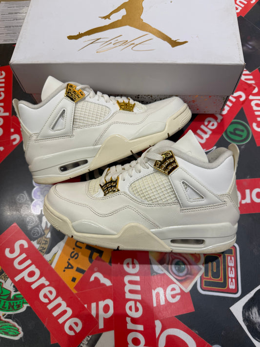 Jordan 4 Metallic Gold (W)