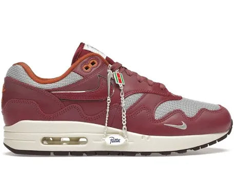 Nike X Patta Air Max 1 Waves Rush Maroon