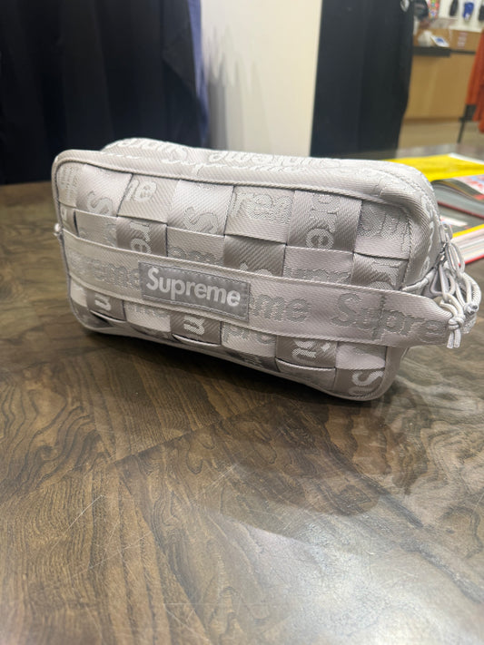 Supreme Woven Utility Bag Grey