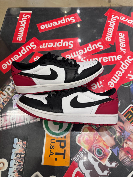 Jordan 1 low bred toe