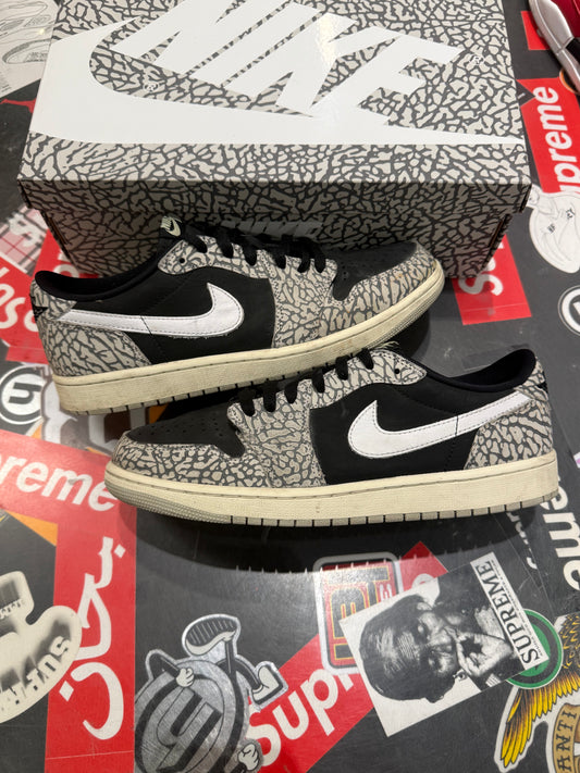 Jordan 1 Low Black Cement