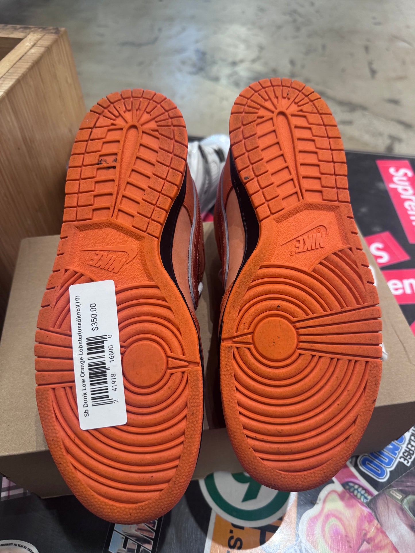 Orange Lobster Sb dunk Low