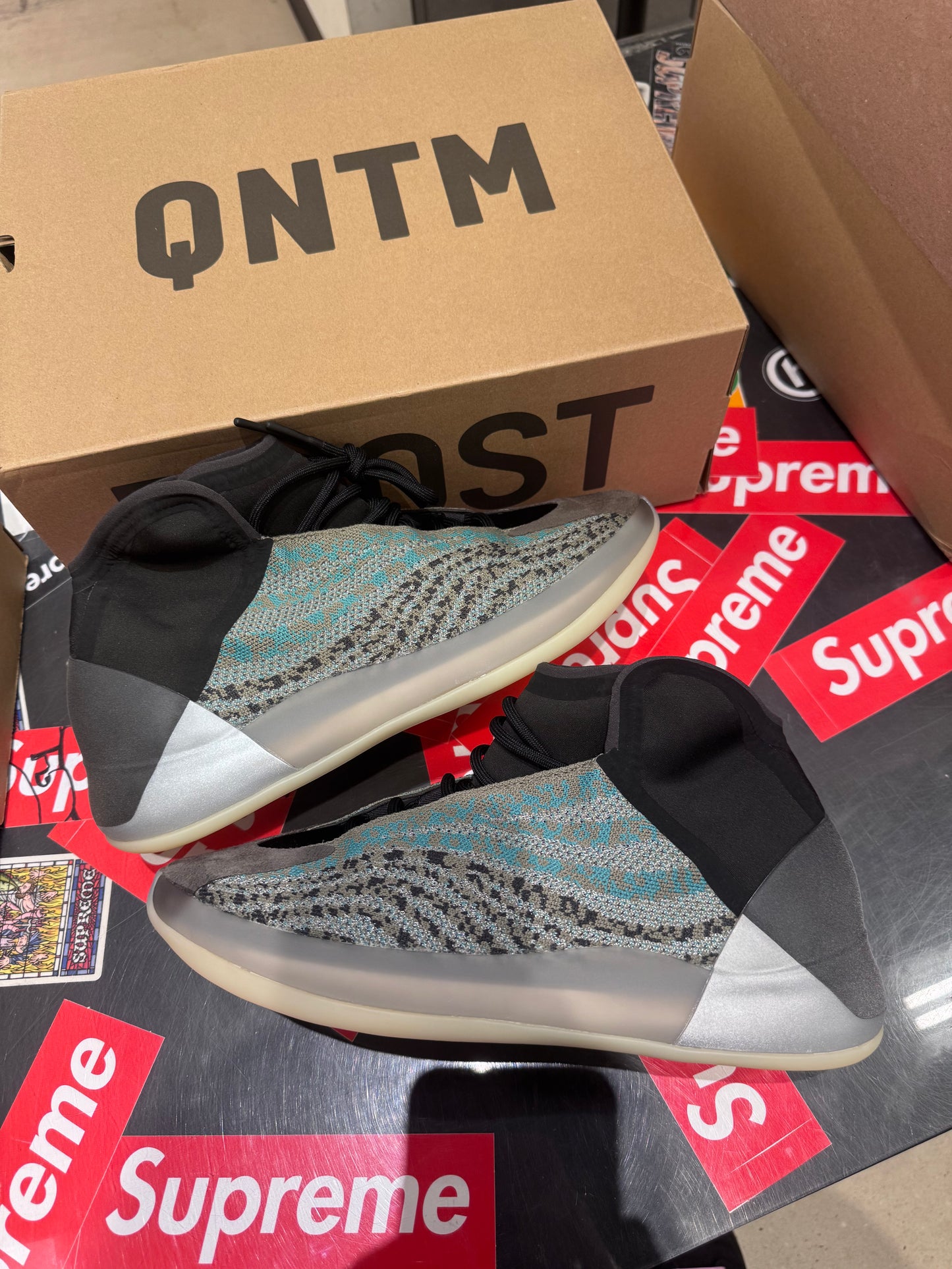 Yeezy QNTM Teal Blue