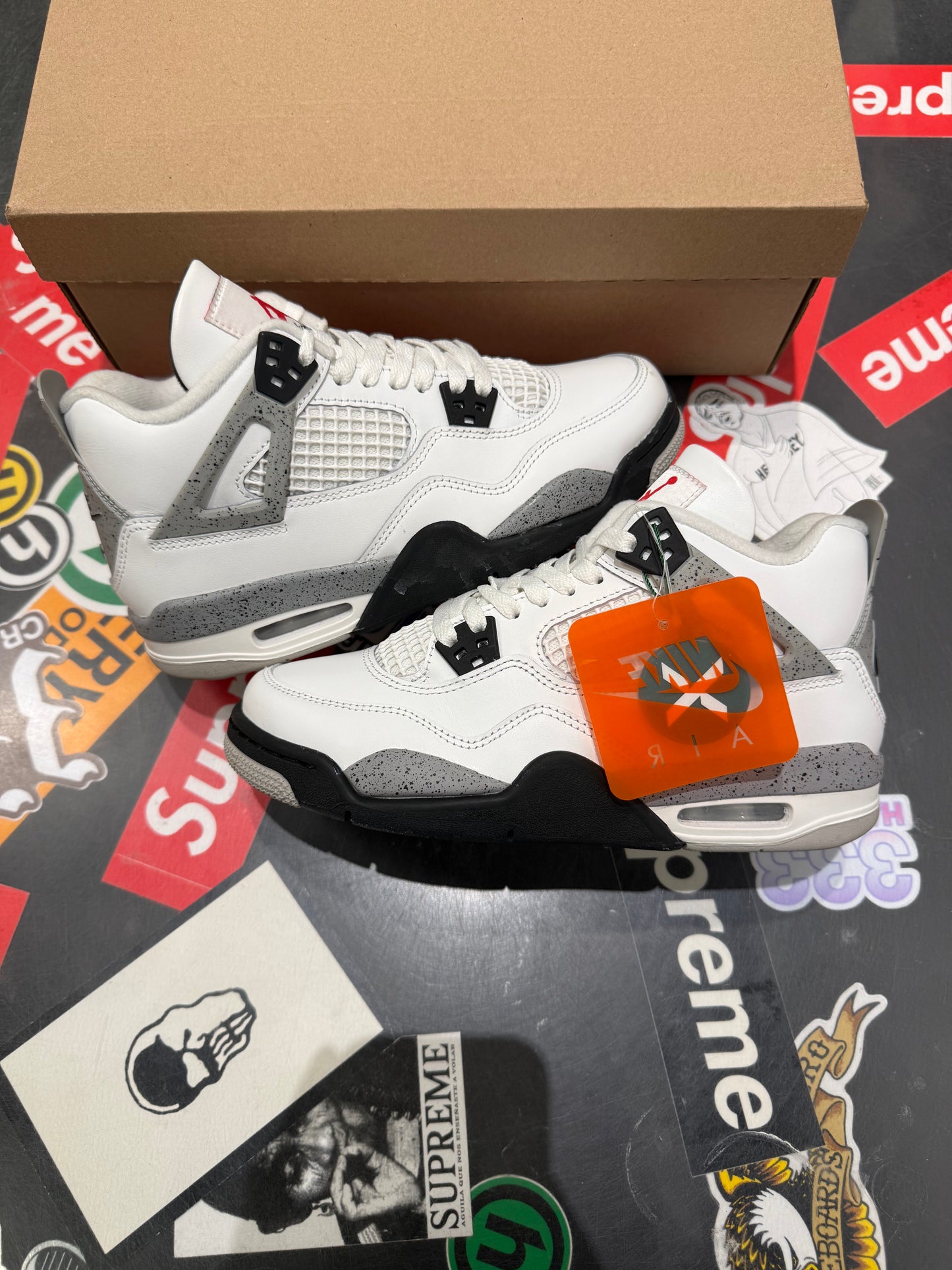 Jordan 4 White Cement