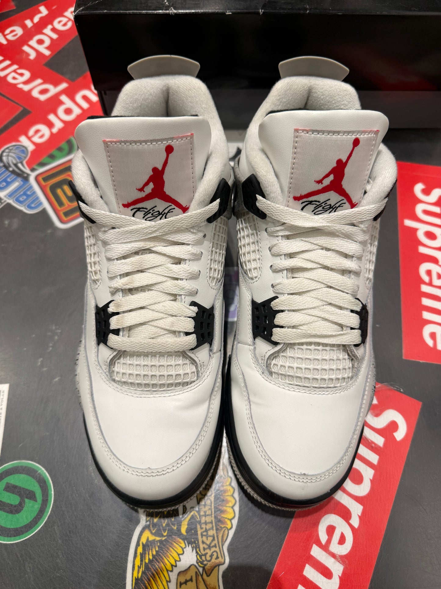 Jordan 4 White Cement