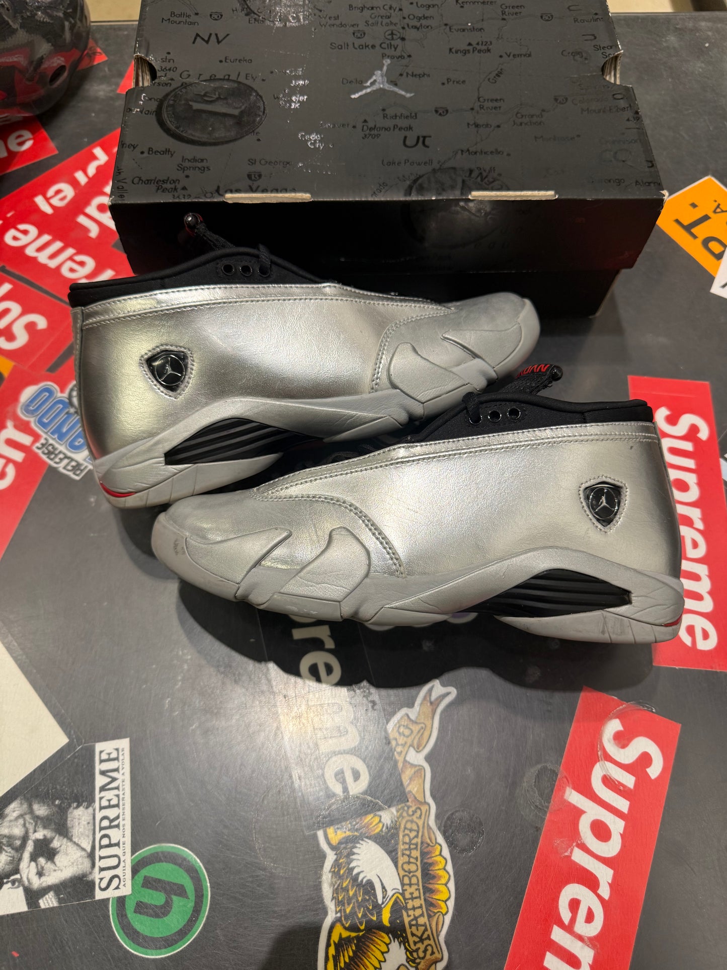 Jordan 14 Metallic Silver (W)