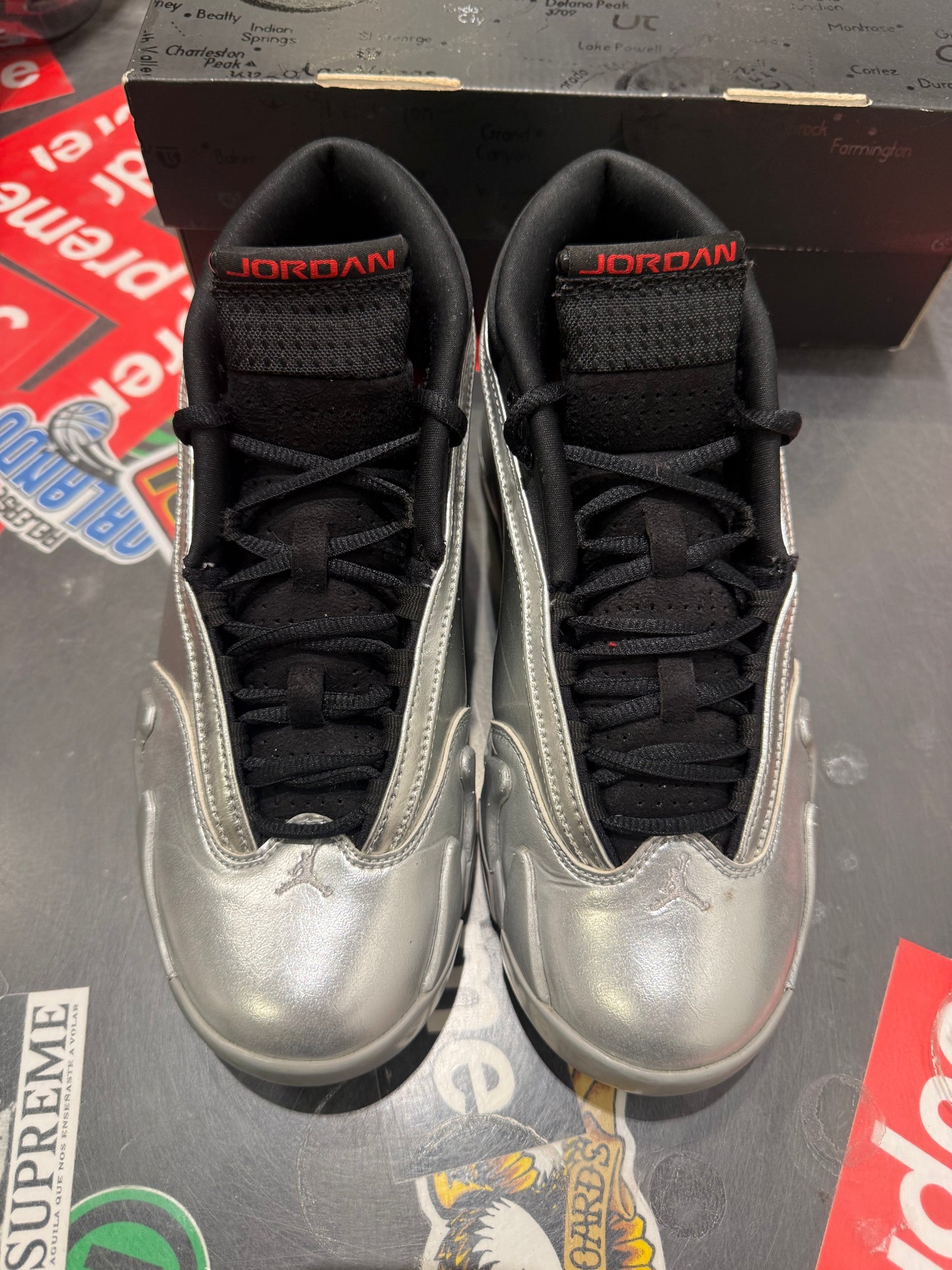 Jordan 14 Metallic Silver (W)