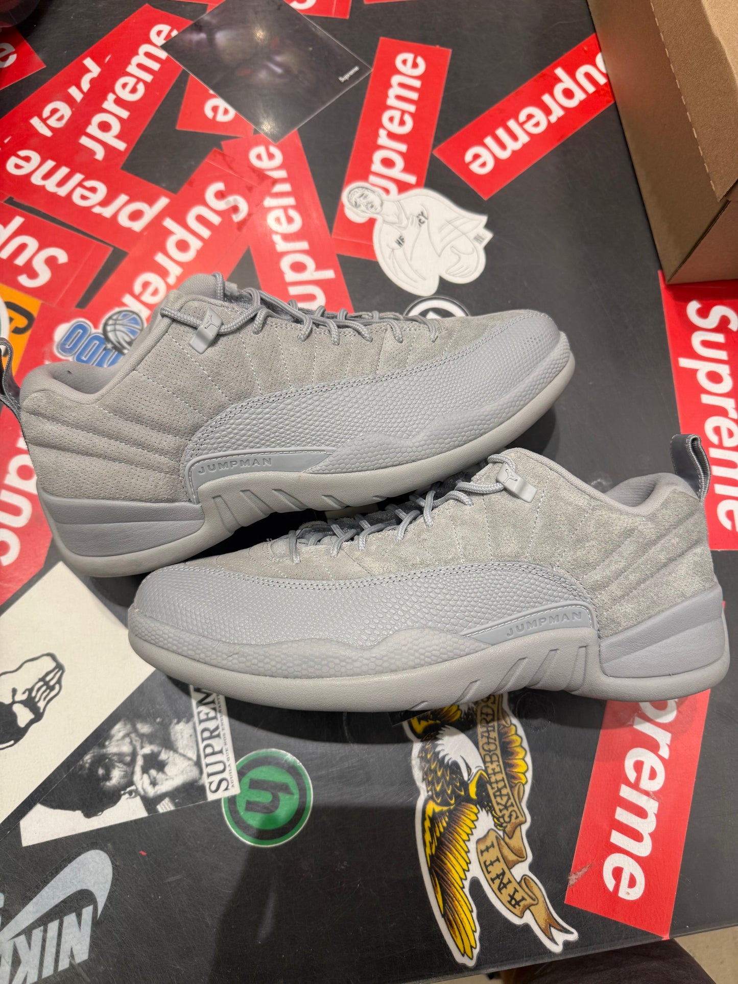 Jordan 12 Low Wolf Grey