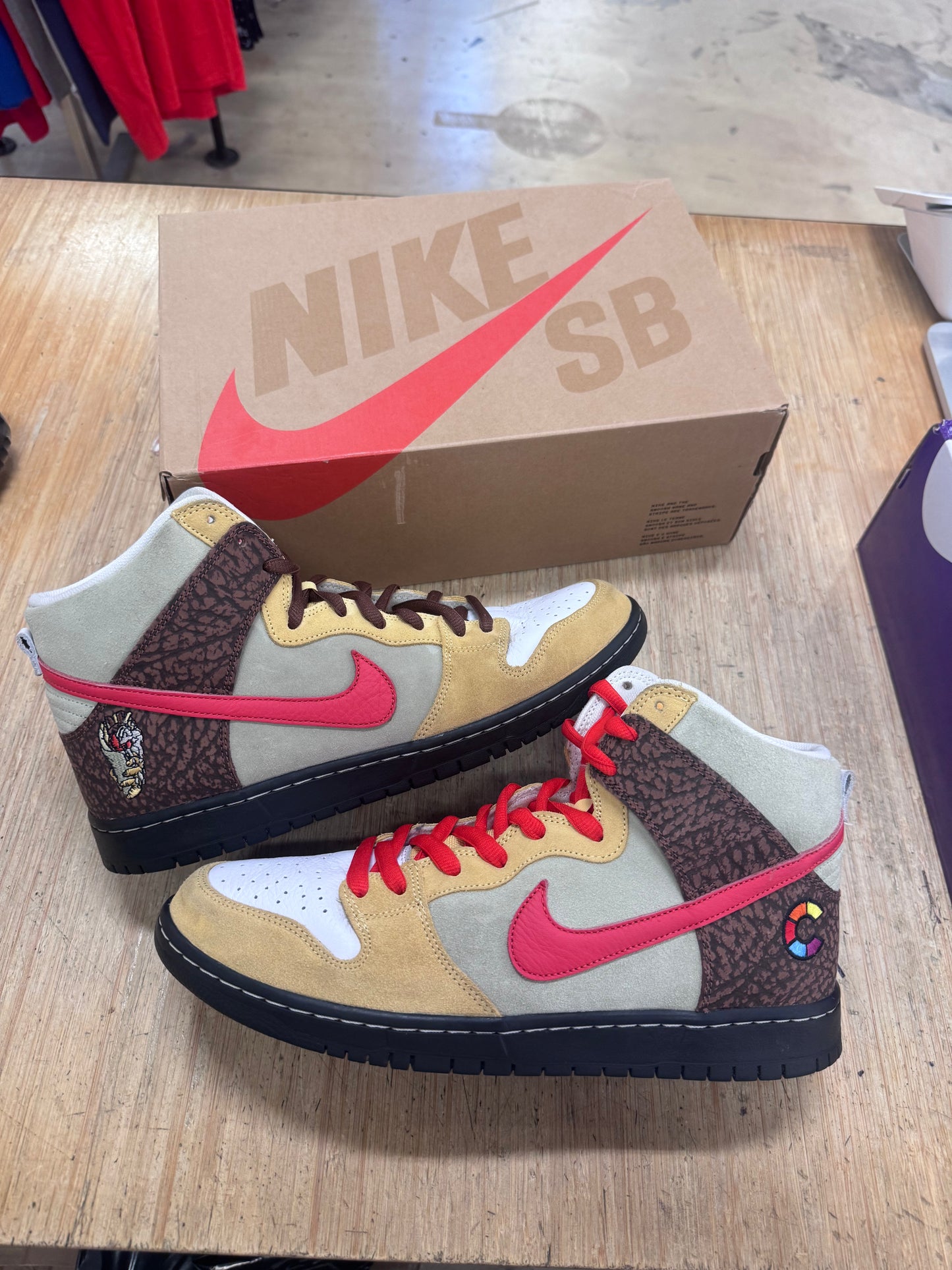 Sb dunk high Color Skates