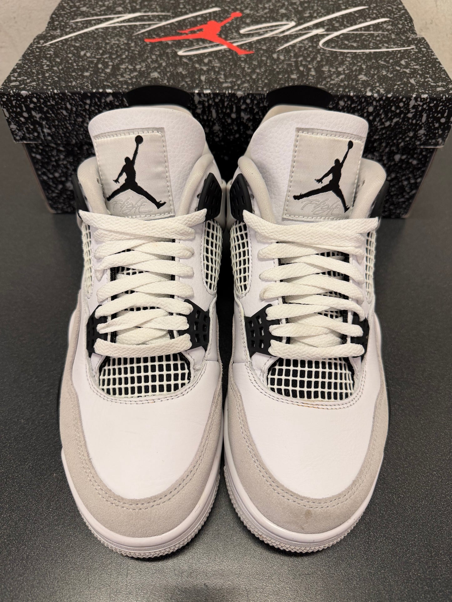 Jordan 4 Military Black Clean