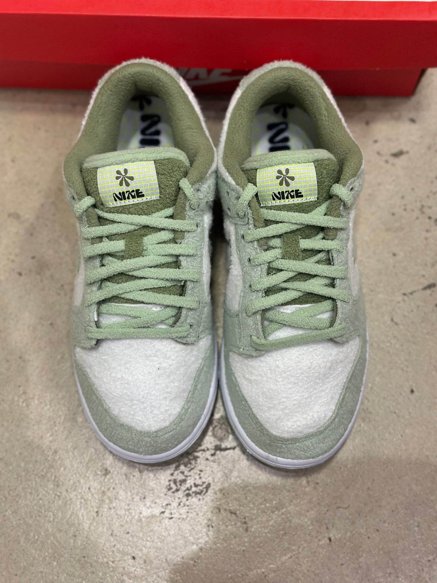 Dunk Low Honeydew Fleece (W) (Used)