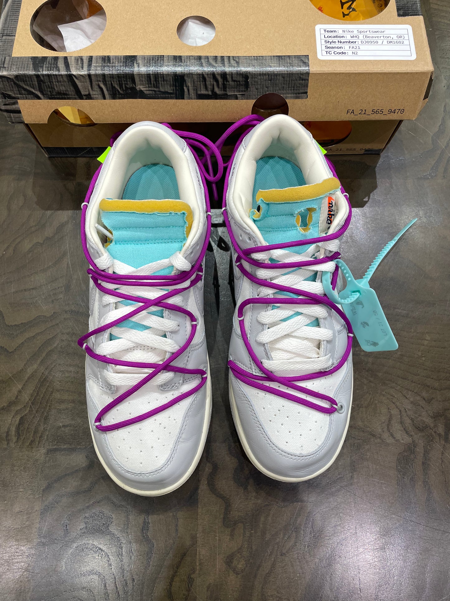 Off-White Dunk Lot 21 (Used)